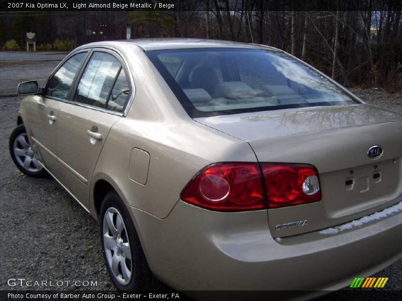 Light Almond Beige Metallic / Beige 2007 Kia Optima LX