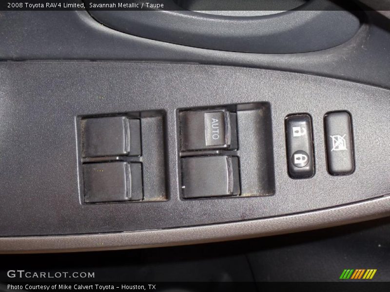 Controls of 2008 RAV4 Limited