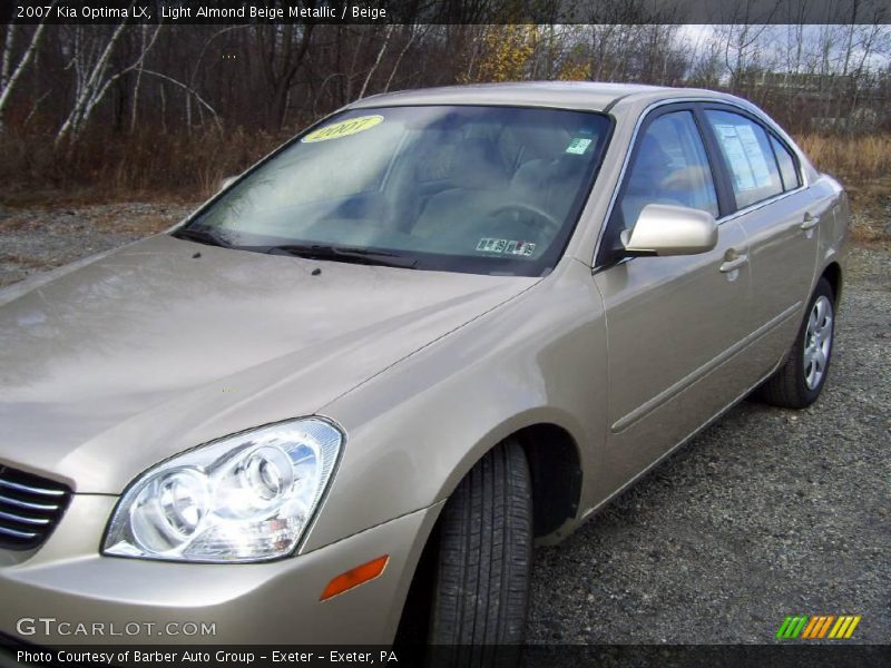 Light Almond Beige Metallic / Beige 2007 Kia Optima LX