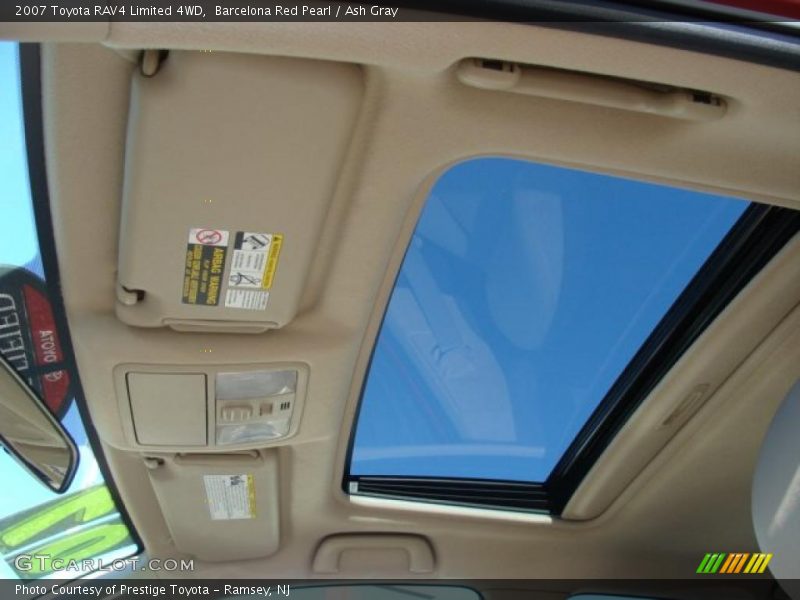 Barcelona Red Pearl / Ash Gray 2007 Toyota RAV4 Limited 4WD