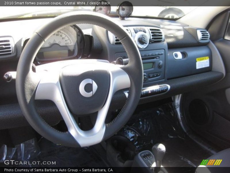Dashboard of 2010 fortwo passion coupe