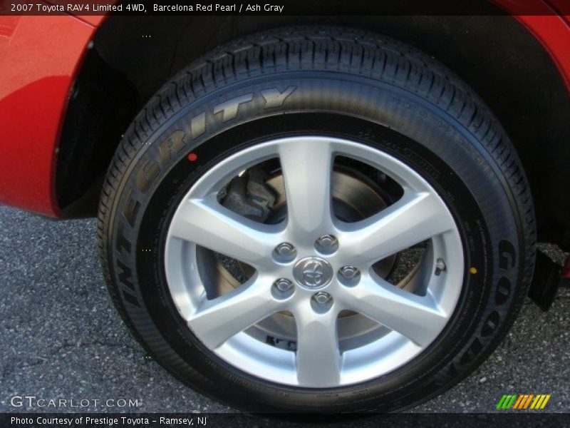 Barcelona Red Pearl / Ash Gray 2007 Toyota RAV4 Limited 4WD
