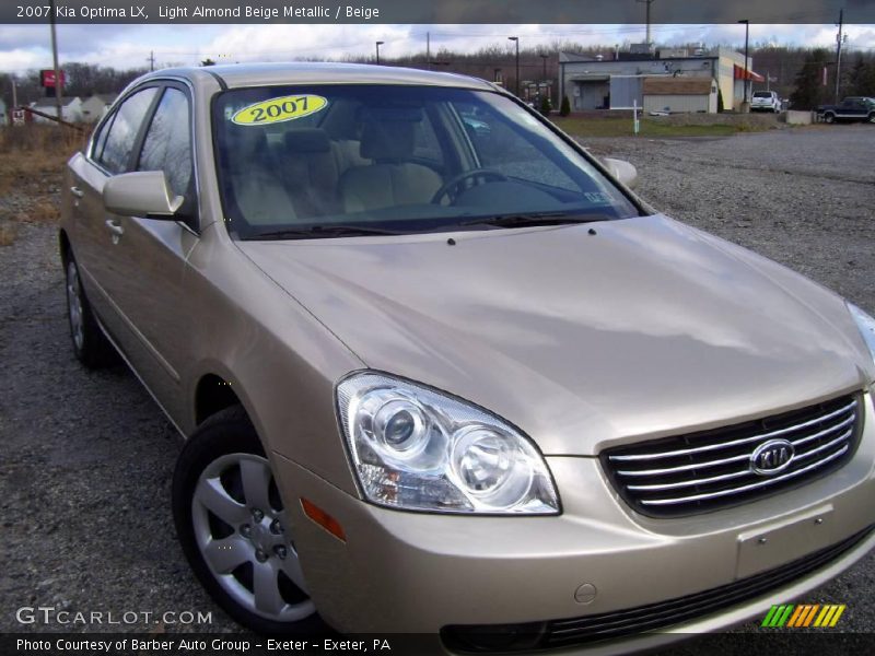 Light Almond Beige Metallic / Beige 2007 Kia Optima LX