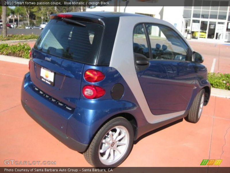  2010 fortwo passion coupe Blue Metallic