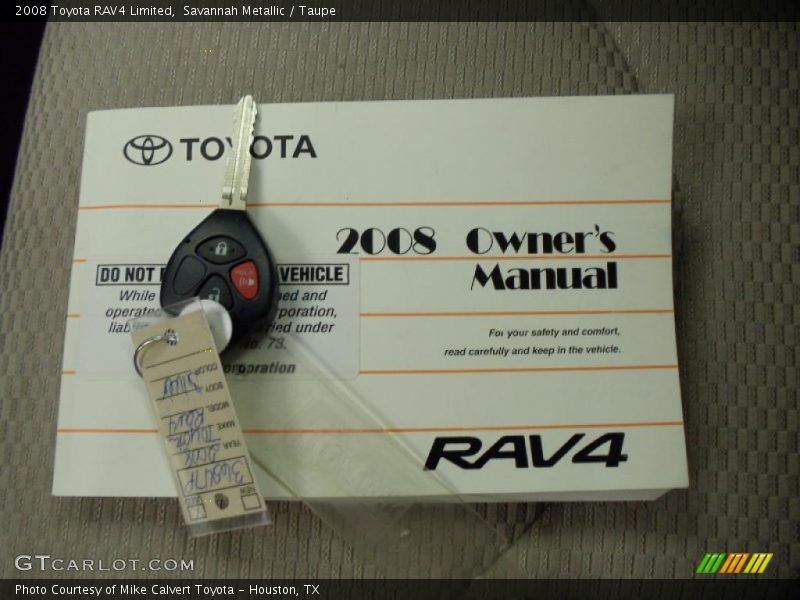 Savannah Metallic / Taupe 2008 Toyota RAV4 Limited