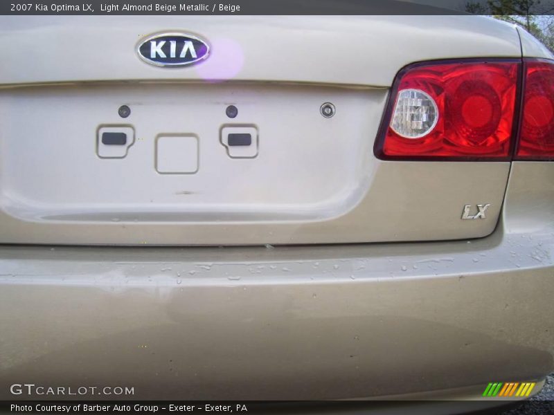 Light Almond Beige Metallic / Beige 2007 Kia Optima LX