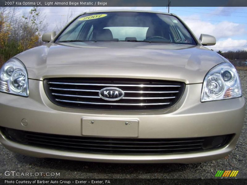 Light Almond Beige Metallic / Beige 2007 Kia Optima LX