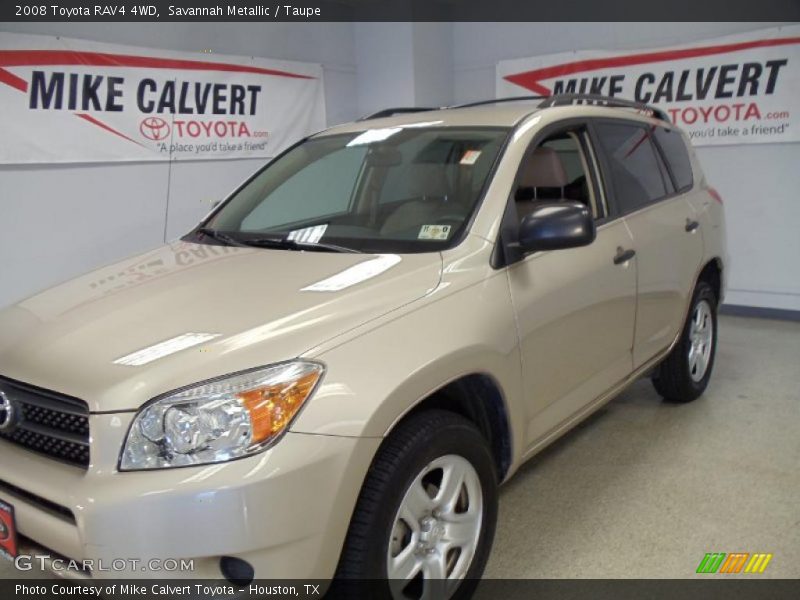 Savannah Metallic / Taupe 2008 Toyota RAV4 4WD