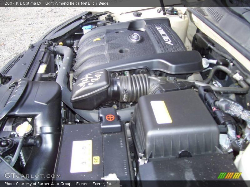 Light Almond Beige Metallic / Beige 2007 Kia Optima LX