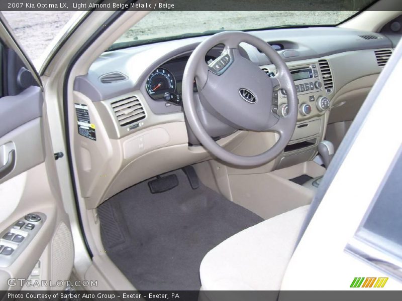Light Almond Beige Metallic / Beige 2007 Kia Optima LX
