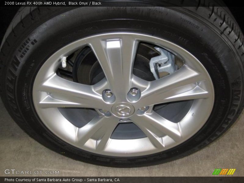 Black Onyx / Black 2008 Lexus RX 400h AWD Hybrid