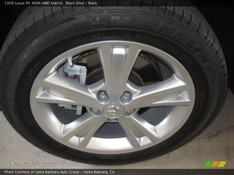 Black Onyx / Black 2008 Lexus RX 400h AWD Hybrid