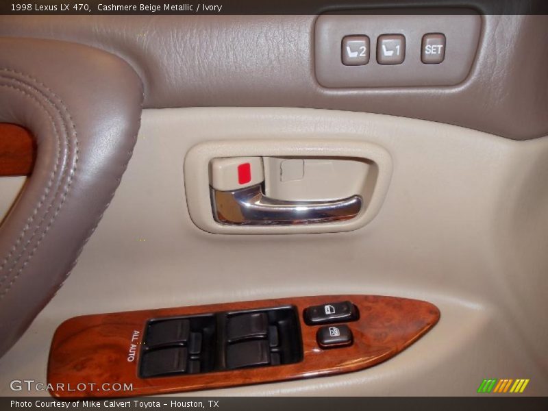 Controls of 1998 LX 470