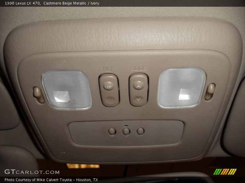 Controls of 1998 LX 470