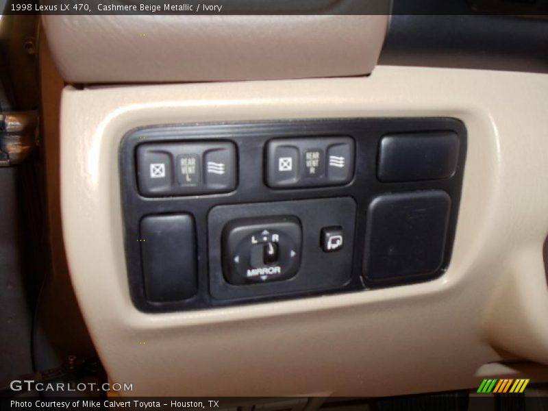 Controls of 1998 LX 470