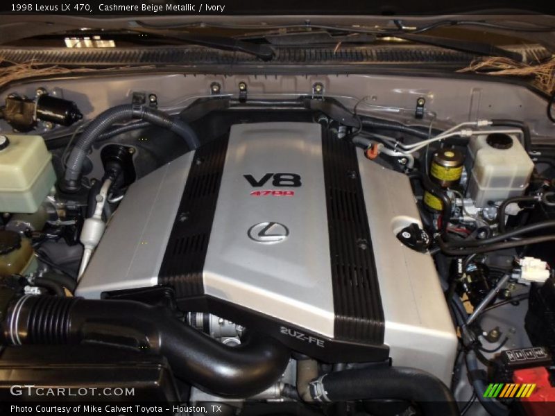  1998 LX 470 Engine - 4.7 Liter DOHC 32-Valve V8