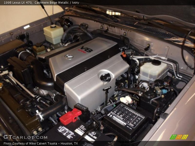  1998 LX 470 Engine - 4.7 Liter DOHC 32-Valve V8