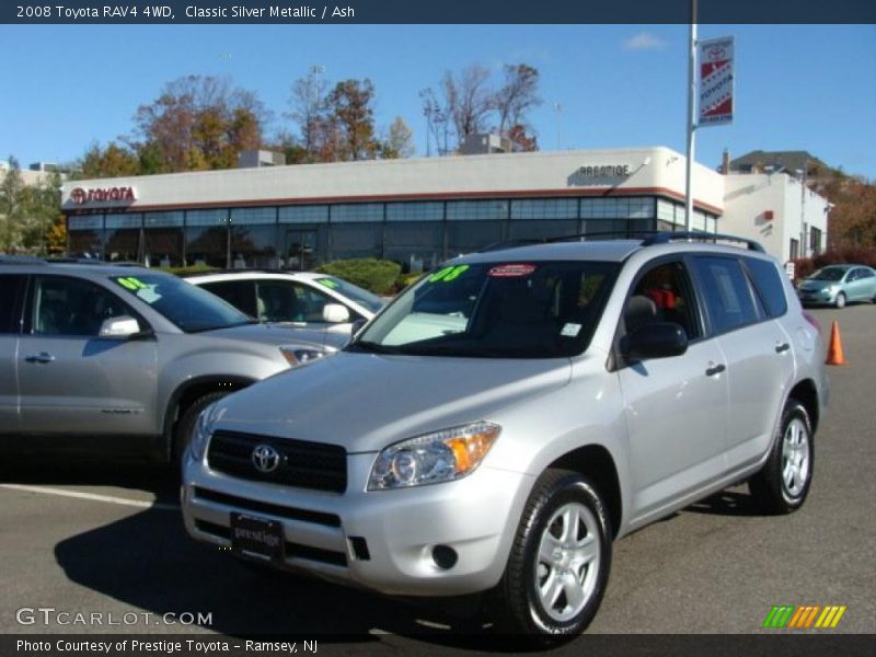 Classic Silver Metallic / Ash 2008 Toyota RAV4 4WD