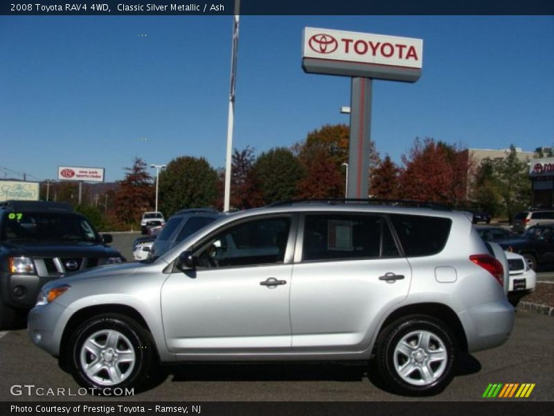 Classic Silver Metallic / Ash 2008 Toyota RAV4 4WD