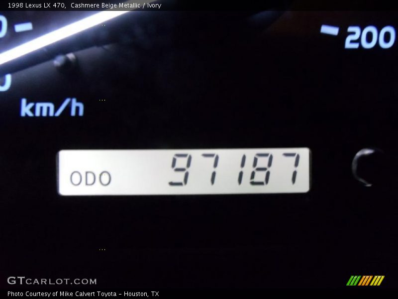 Cashmere Beige Metallic / Ivory 1998 Lexus LX 470