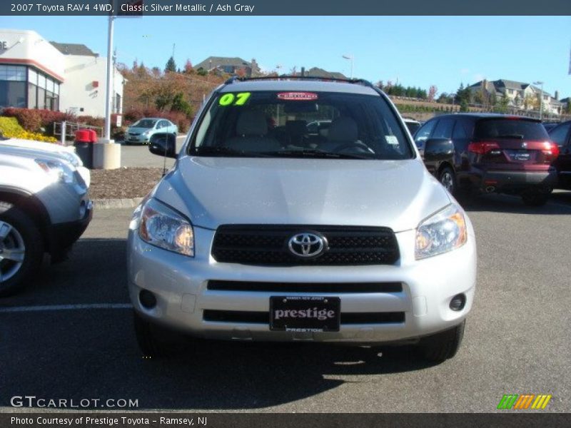 Classic Silver Metallic / Ash Gray 2007 Toyota RAV4 4WD