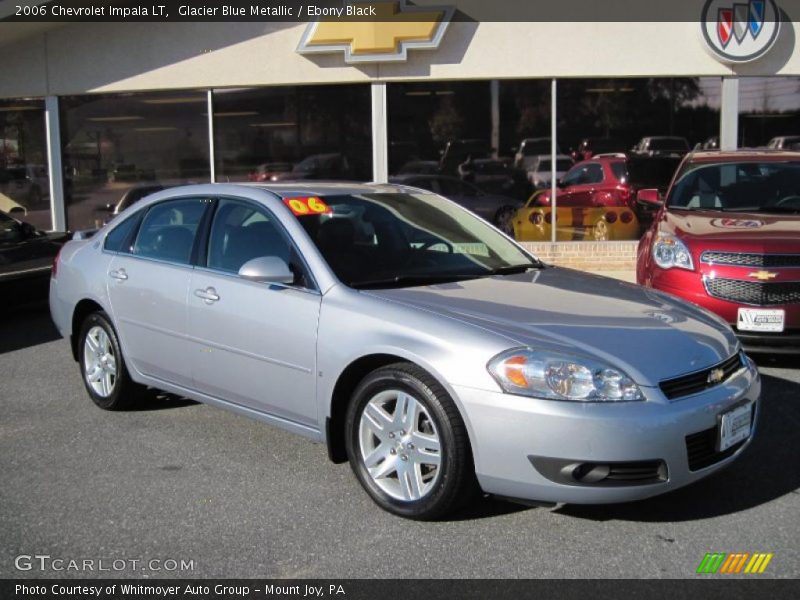 Glacier Blue Metallic / Ebony Black 2006 Chevrolet Impala LT