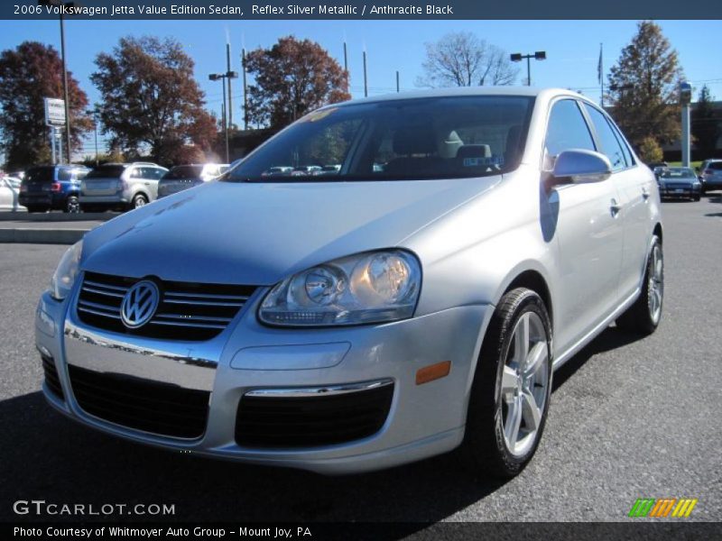 Reflex Silver Metallic / Anthracite Black 2006 Volkswagen Jetta Value Edition Sedan