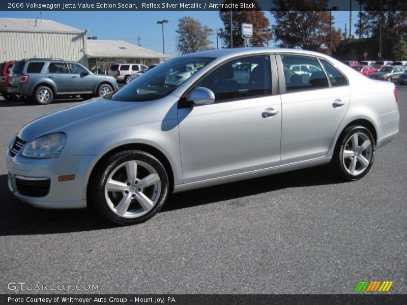Reflex Silver Metallic / Anthracite Black 2006 Volkswagen Jetta Value Edition Sedan