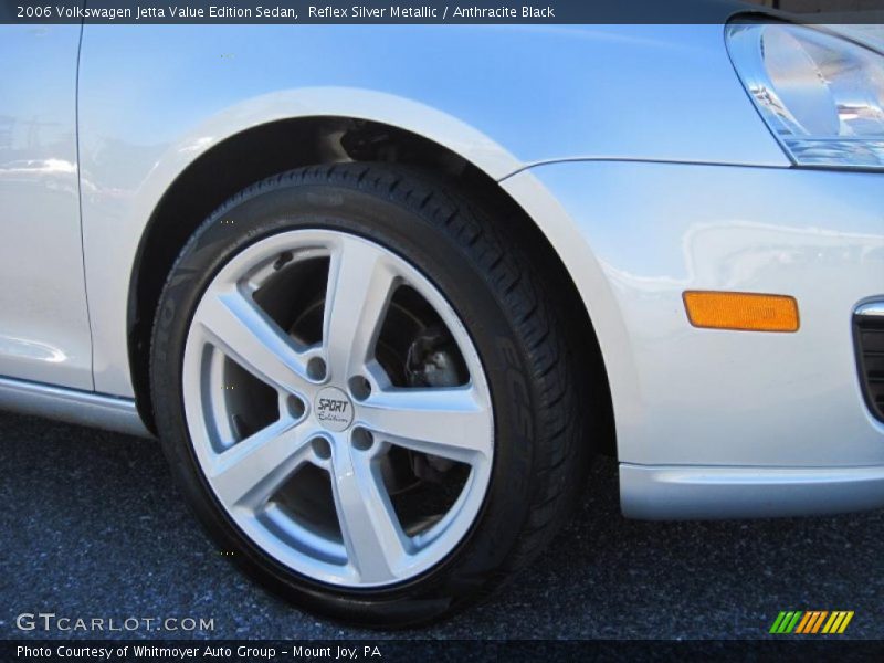 Reflex Silver Metallic / Anthracite Black 2006 Volkswagen Jetta Value Edition Sedan