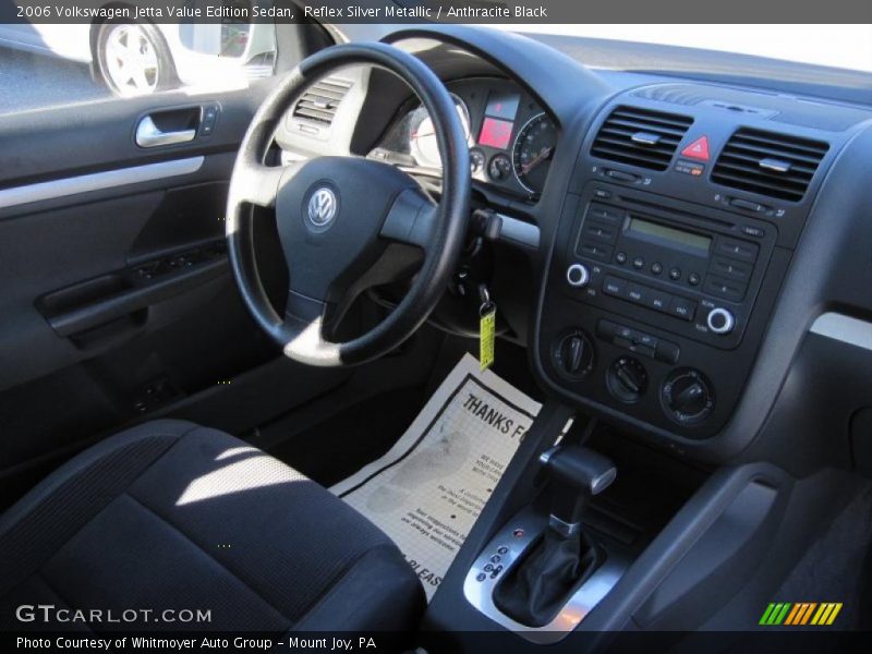 Reflex Silver Metallic / Anthracite Black 2006 Volkswagen Jetta Value Edition Sedan