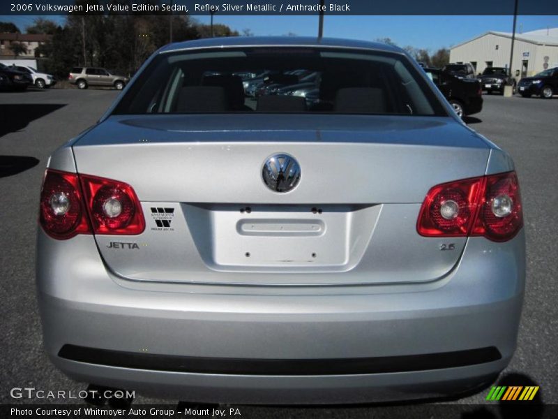 Reflex Silver Metallic / Anthracite Black 2006 Volkswagen Jetta Value Edition Sedan