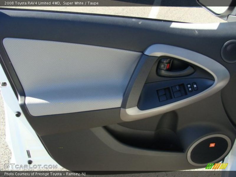 Super White / Taupe 2008 Toyota RAV4 Limited 4WD