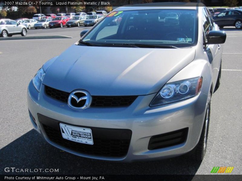Liquid Platinum Metallic / Black 2007 Mazda CX-7 Touring