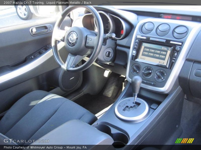 Liquid Platinum Metallic / Black 2007 Mazda CX-7 Touring