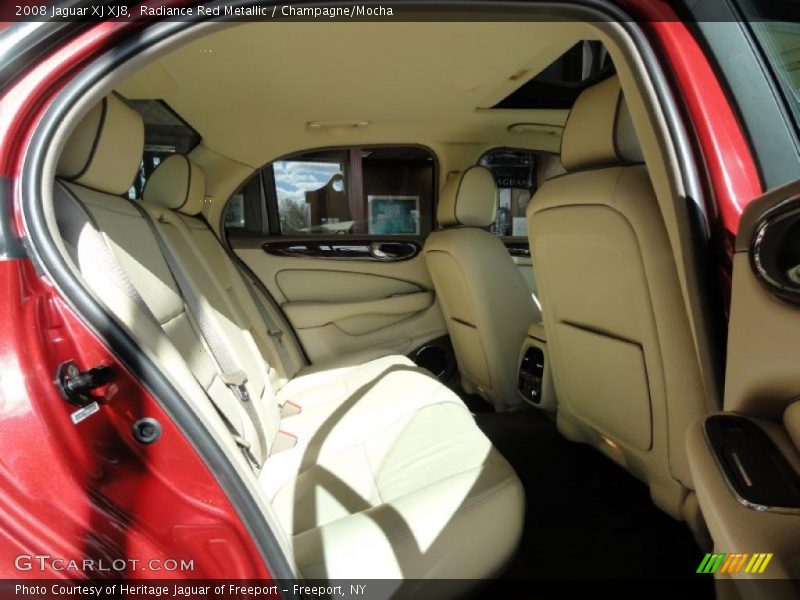 Radiance Red Metallic / Champagne/Mocha 2008 Jaguar XJ XJ8
