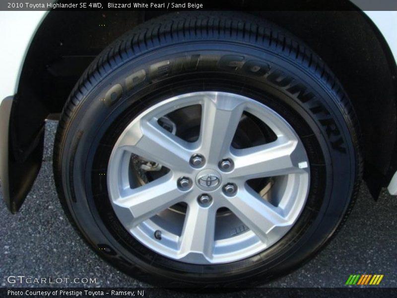  2010 Highlander SE 4WD Wheel