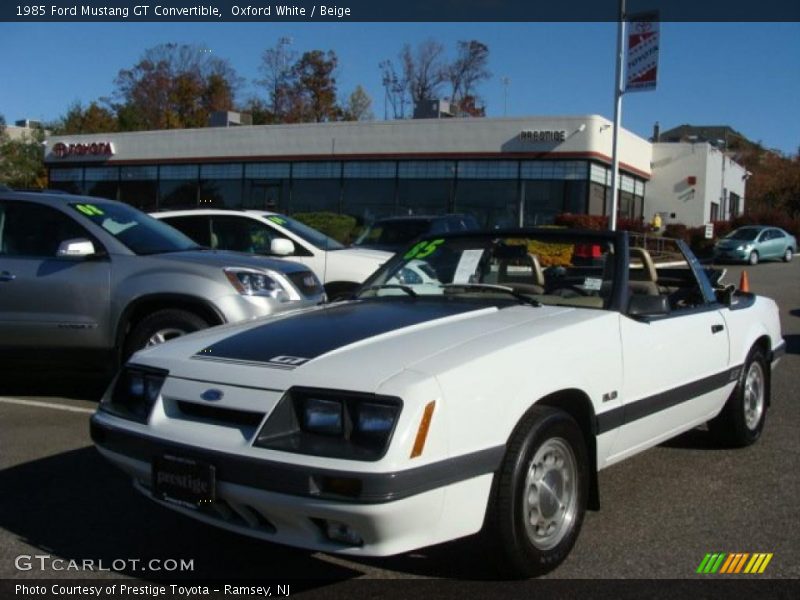 Front 3/4 View of 1985 Mustang GT Convertible