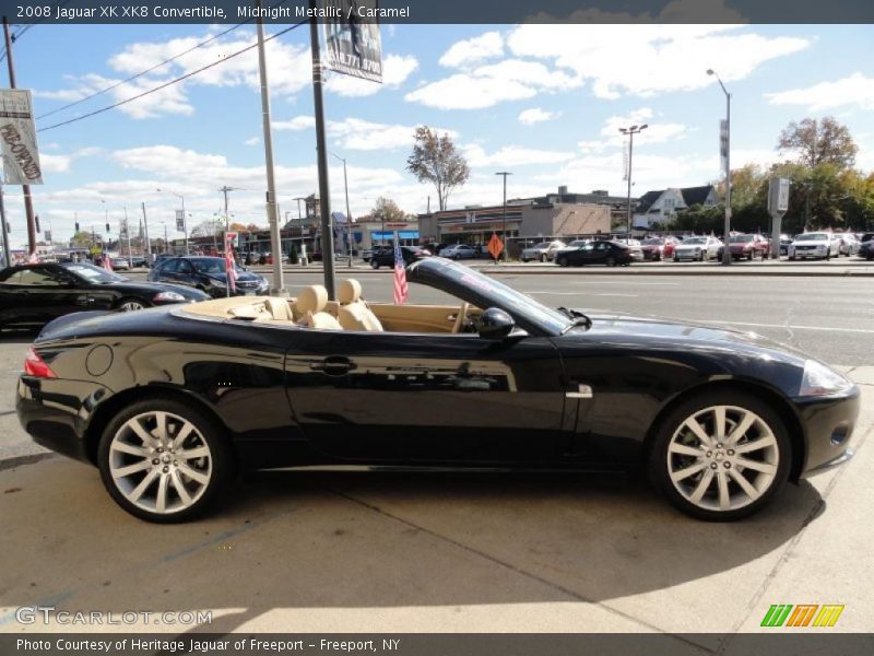 Midnight Metallic / Caramel 2008 Jaguar XK XK8 Convertible