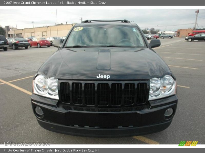 Black / Medium Slate Gray 2007 Jeep Grand Cherokee Laredo 4x4