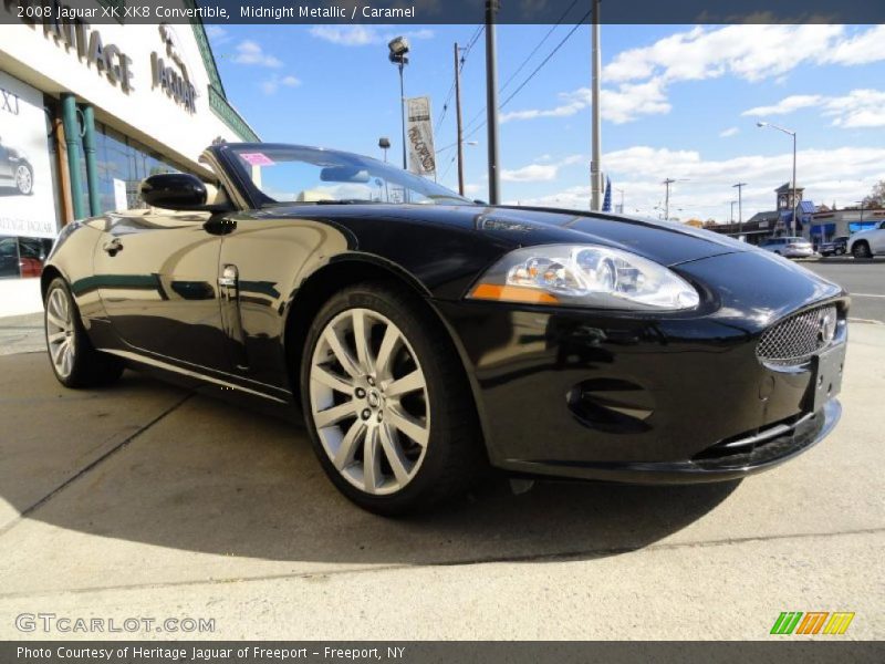Midnight Metallic / Caramel 2008 Jaguar XK XK8 Convertible