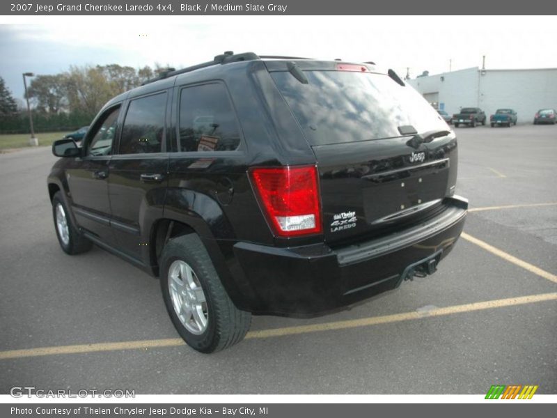 Black / Medium Slate Gray 2007 Jeep Grand Cherokee Laredo 4x4