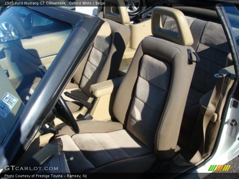  1985 Mustang GT Convertible Beige Interior