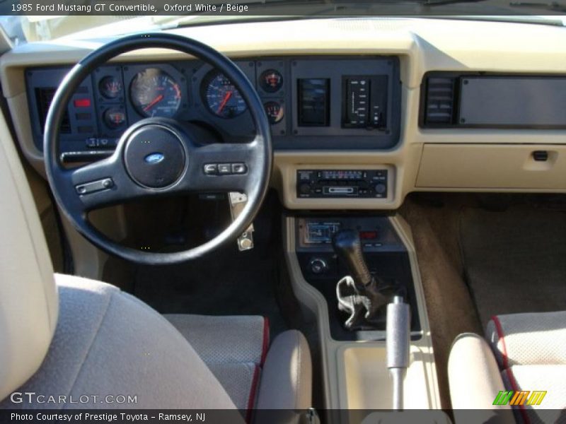 Dashboard of 1985 Mustang GT Convertible