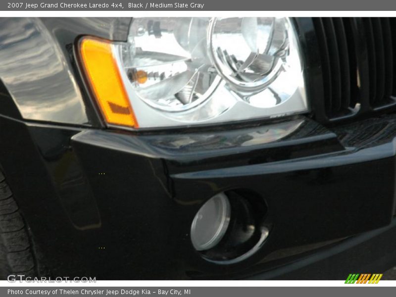 Black / Medium Slate Gray 2007 Jeep Grand Cherokee Laredo 4x4