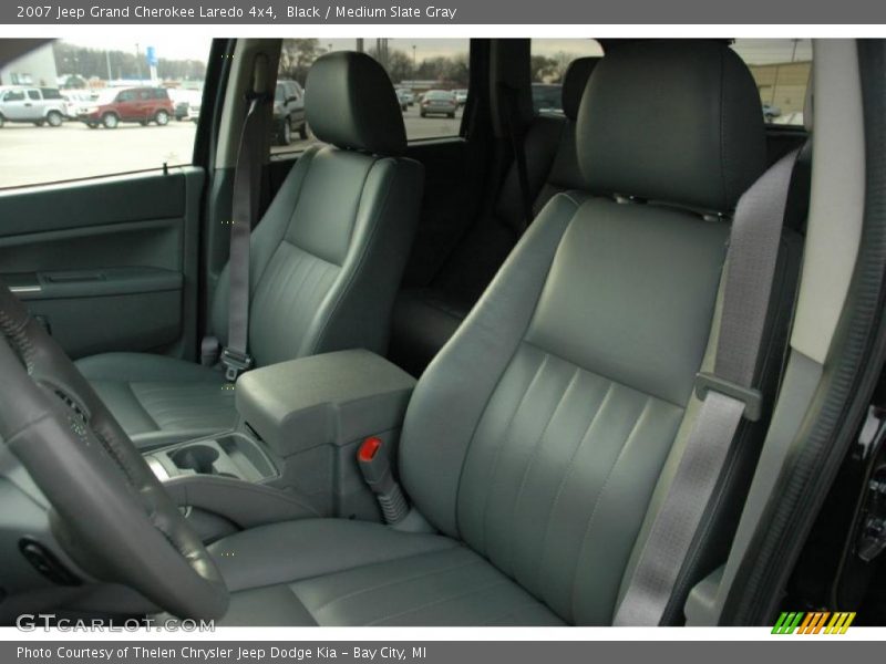 Black / Medium Slate Gray 2007 Jeep Grand Cherokee Laredo 4x4