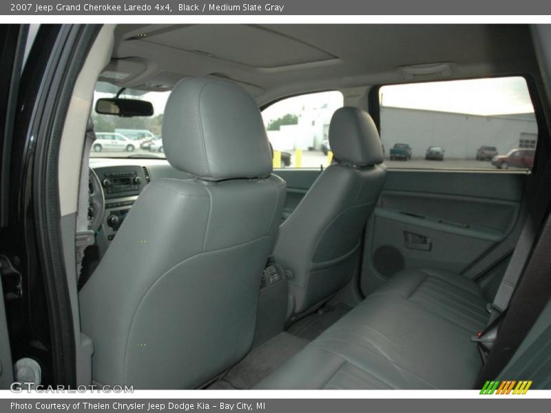 Black / Medium Slate Gray 2007 Jeep Grand Cherokee Laredo 4x4