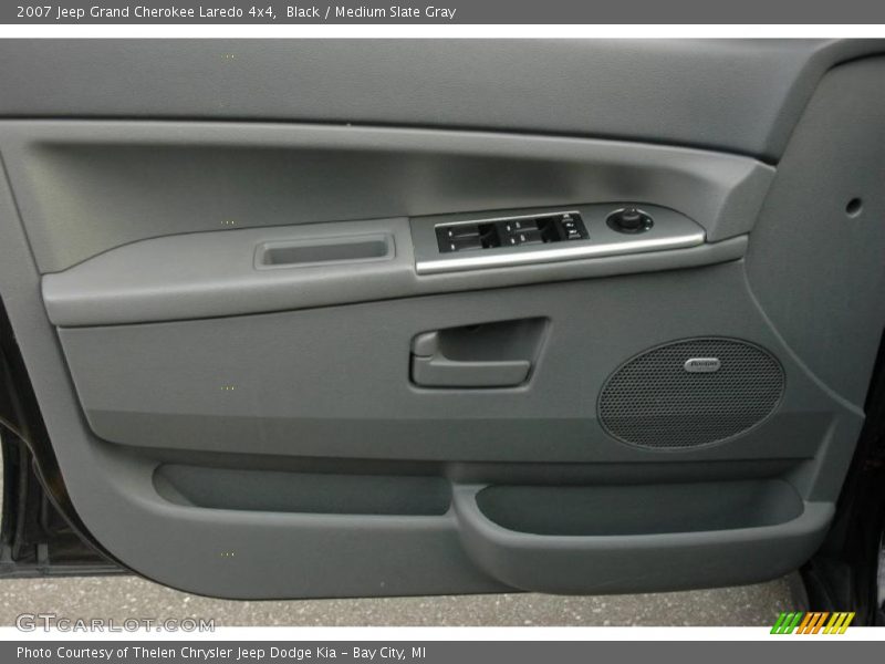 Black / Medium Slate Gray 2007 Jeep Grand Cherokee Laredo 4x4