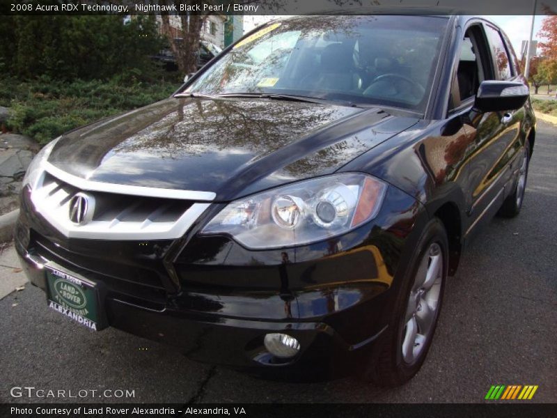 Nighthawk Black Pearl / Ebony 2008 Acura RDX Technology