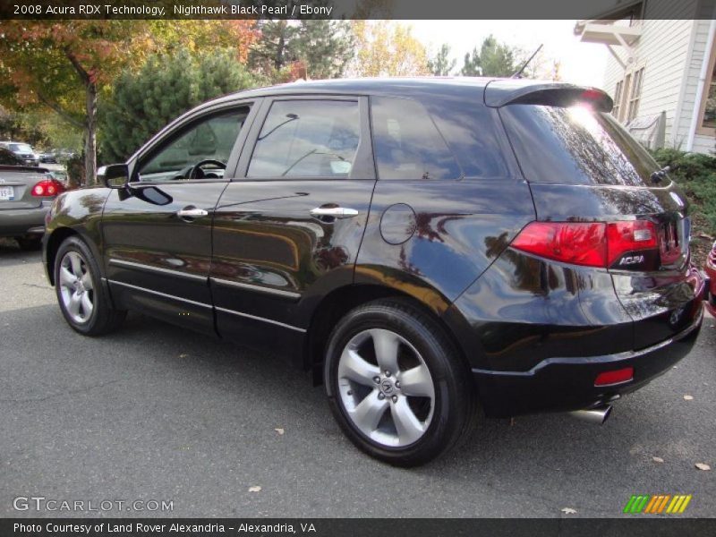 Nighthawk Black Pearl / Ebony 2008 Acura RDX Technology