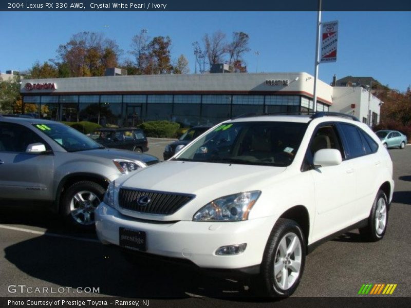 Crystal White Pearl / Ivory 2004 Lexus RX 330 AWD
